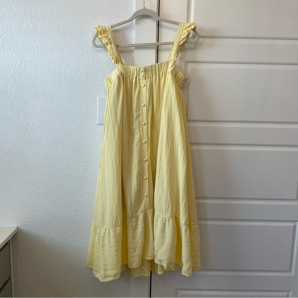 Mable Yellow Midi Dress - Picture 2 of 3